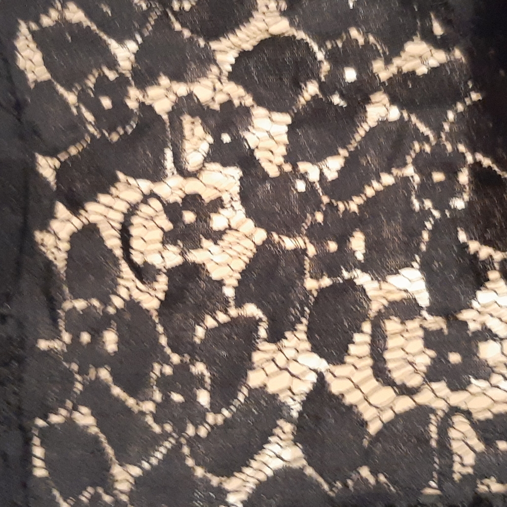 The Limited womens size M black lace top - Picture 4 of 5